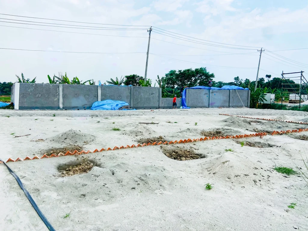 Mermaid Green City development site near Purbachal
